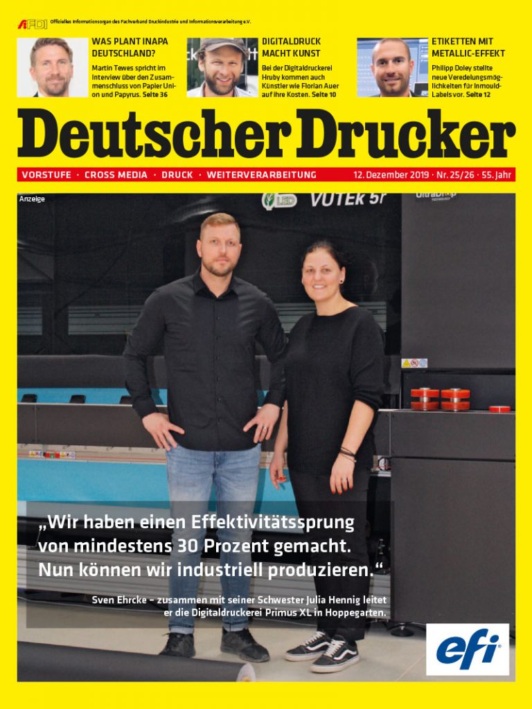 Deutscher Drucker - Ausgabe 25/26 2019